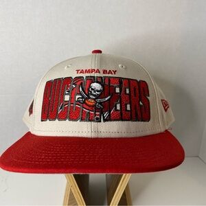New Era Red and White Tampa Bay Buccaneers Hat